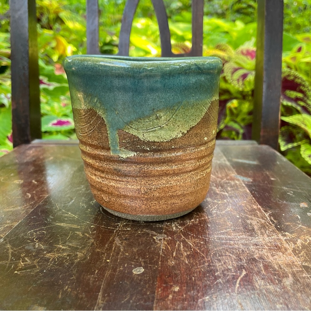 Artisan Pottery Small Vase